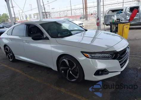 2022 Honda Accord Sport из США, поврежденный, VIN 1HGCV1F37NA115610